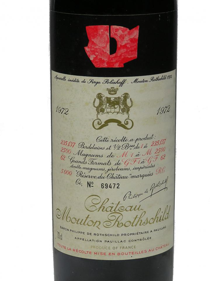 1972 Poliakoff wine label design